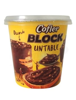 relleno untable chocolate c/ mani cofler block 1013334 x 290 grs (pser-def)