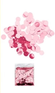 nuevo confetti metalizado redondo 1 cm x 30gr pack x 12 blisters rosa gold - s25153-r (low-def)