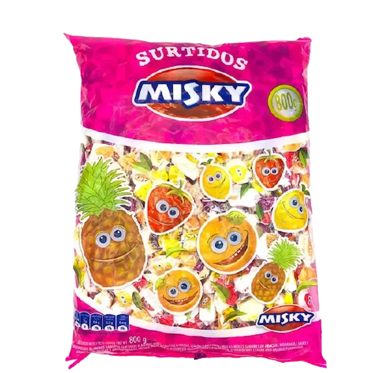 caramelos masticables misky surtido x800g. (10) (gmax)