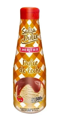 salsa de dulce de leche x 500grs - lheritier (plat) (pk-def)