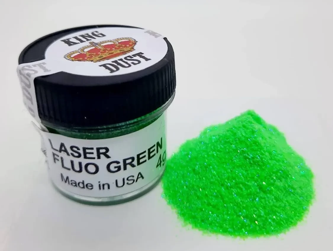 colorante imp laser 4grs (king-dust) fluo green (pk-def)