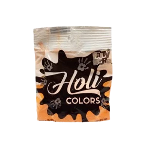 polvo holi color naranja - bolsita 50gr (rr) (pk-def)