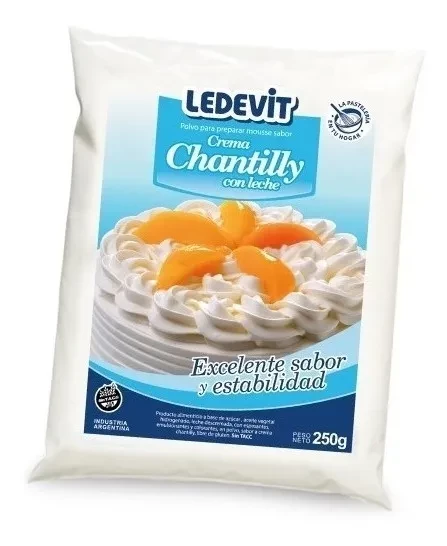 chantilly en polvo bolsita x 250 g (ledevit) (pk-def)