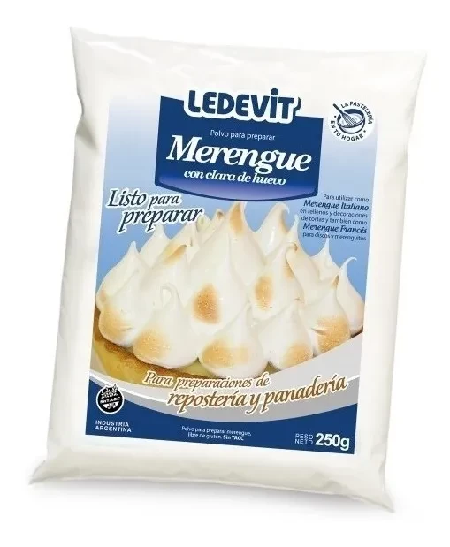 merengue listo bolsita x 250 g (ledevit) (pk-def)