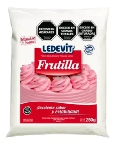 mousse de frutilla bolsita x 250 g (ledevit) (pk-def)