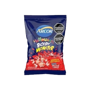 caramelo bloody monsters surtido x8u. x30g. (8) (gmax)