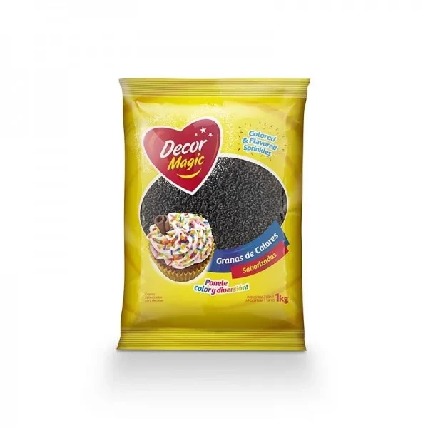 grana negra x 1kg - decormagic (plat)