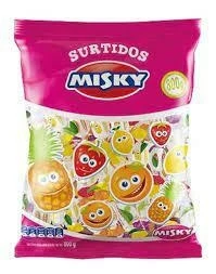 caramelos masticables misky bolsa x 800 grs.