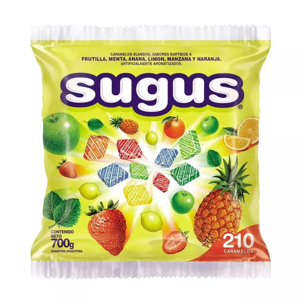 caramelos masticables sugus arcor 1013860 x 700 grs