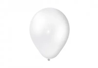 globos latex redondo perlado 12" x50u globox (dilax) blanco