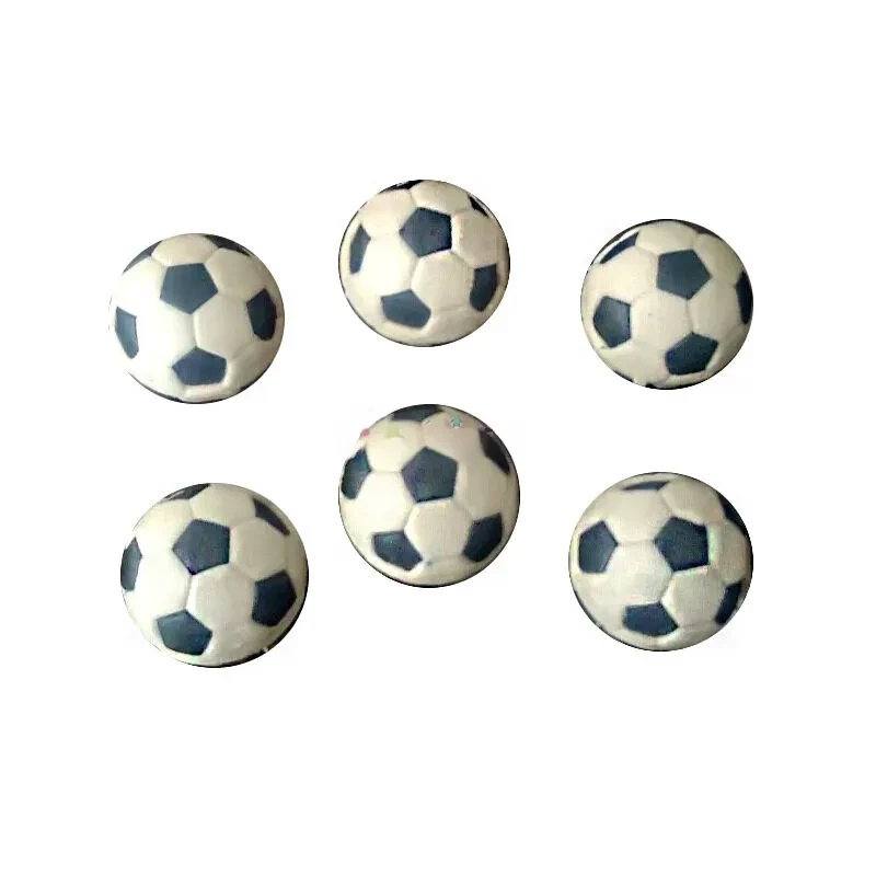 pelotitas futbol blanco negro x 6 (rotti)