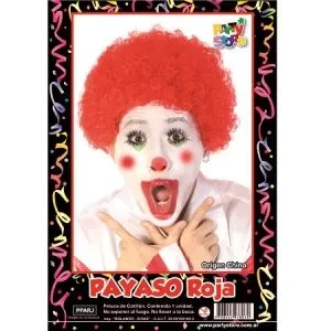 peluca payaso roja (rr)