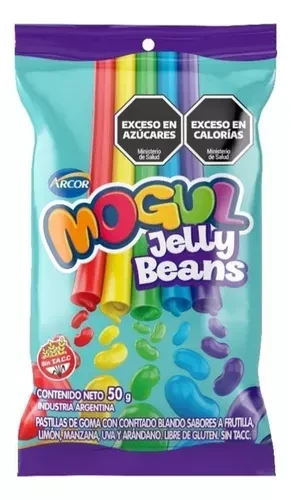 gomas mogul jelly beans x1u. x50g. (12) (gmax)