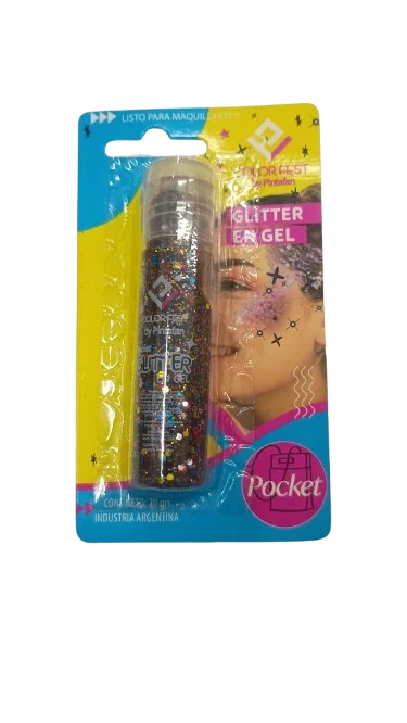 glitter en gel pocket 20grs en blister (pntf) 