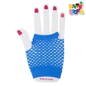 guantes de red cortos retro azul (rr) (pk-def)