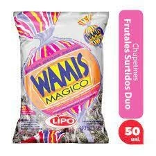 chupetin wamis magico bolsa x 50 unidades