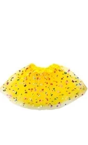 nuevo tutu mariposas amarillo