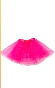 tutu con lentejuelas fucsia