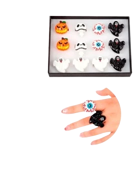 ha24 anillo juguete halloween modelos surtidos display x1pcs - yw17201 (lowcost)