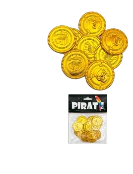 ha24 nuevo monedas pirata x 12 blisters ( de 20 monedas c/u) - 0850-5 (lowcost)