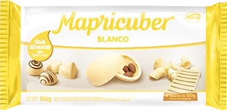 tableta chocolate blanco mapricuber 9417 x 800 grs