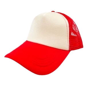 gorro trucker bicolor roja (rr)