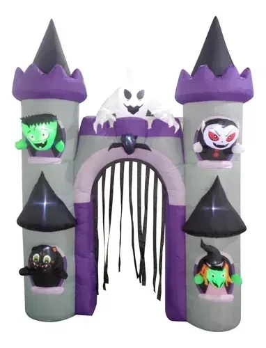 alquiler inflable *castillo halloween* - 2,7 mts. altura