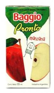 jugos baggio junior manzana x18u. (gmax-def)