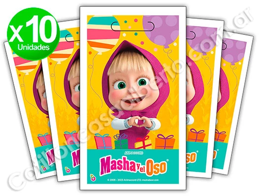 bolsa masha y el oso x10 c.o (calb-def)