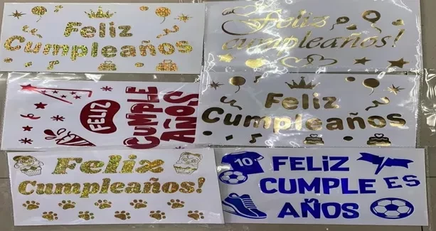 sticker para globo burbuja 30x20 x12u (qt-zle)