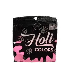 uv holi color (brilla uv) rosa - bolsita 50gr (rr)