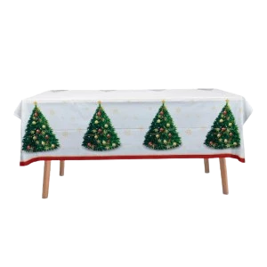 mantel plastico *arbol de navidad* 180cmx130cm (rr)