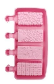 molde silicona paleta de helado chica (4 modelos en uno) 19x11 cm - h12-007a10 (low-def)