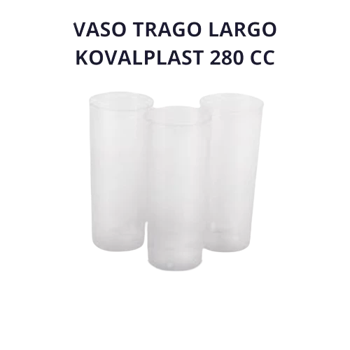 vaso trago largo pp natural kov x250u (cmv)