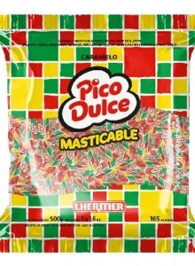 caramelos masticables pico dulce bolsa x500g. (12) (gmax-def)