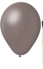 globos latex redondo perlado 12" x50u globox (dilax) plata (pk-def)