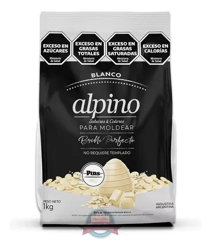 chocolate alpino lodiser pins sabor blanco xkg. bamp03a (calb) 