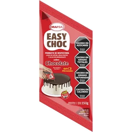 chocolate easy choc sachet semi amargo 150grs x1u - mapsa (plat)