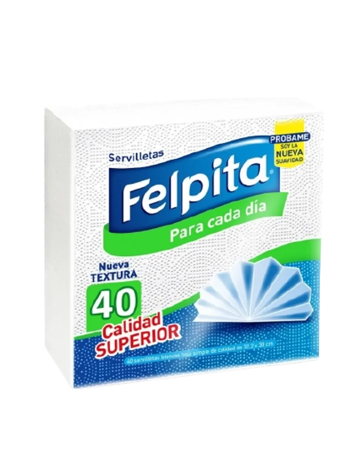 servilleta felpita blanca (bulto 42x40u.) (calb)