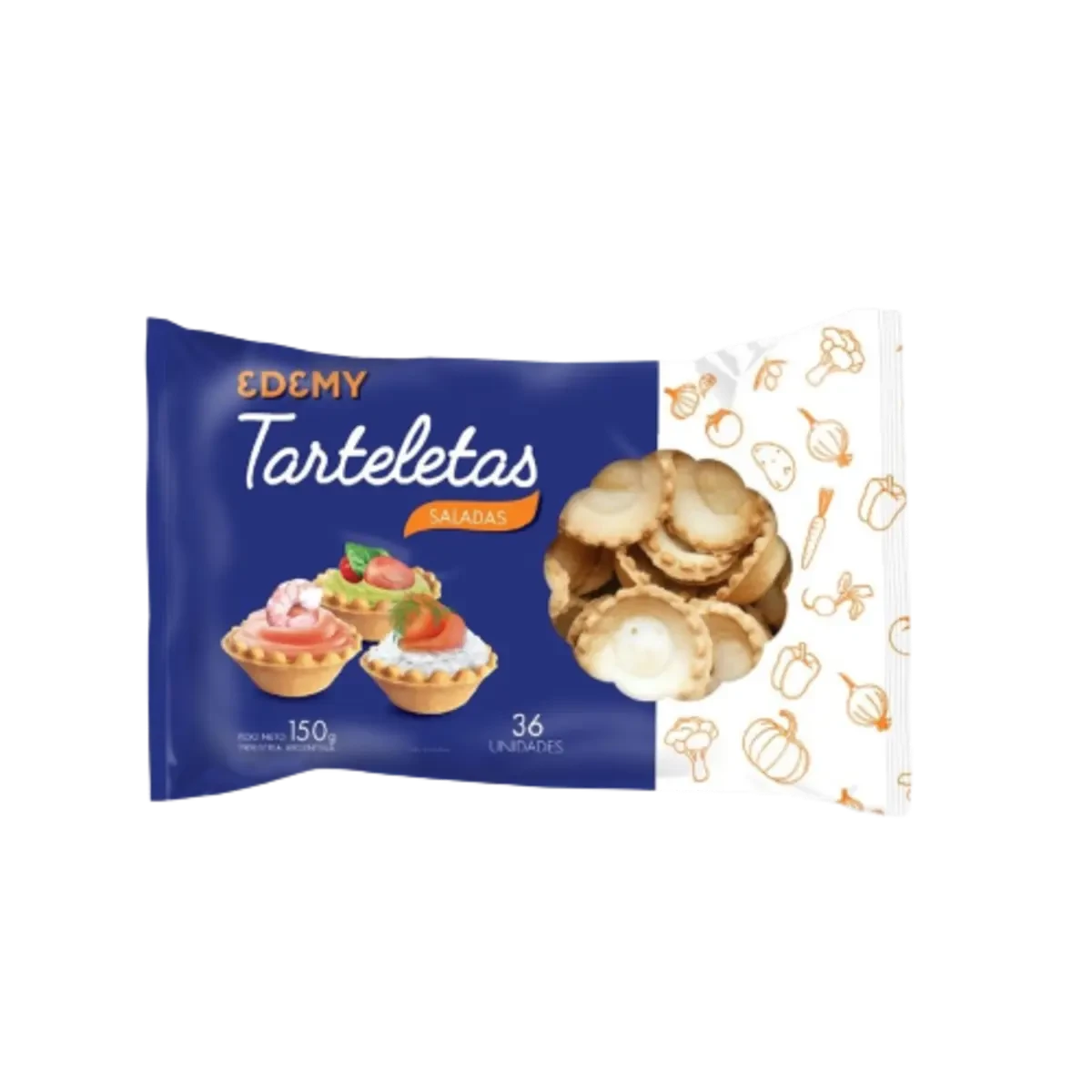 tarteletas edemy saladas (bulto x12 paquetes) (calb)