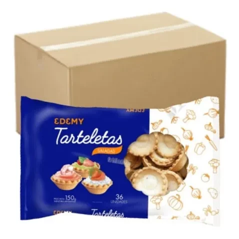 tarteletas edemy saladas (bulto x12 paquetes) (calb)