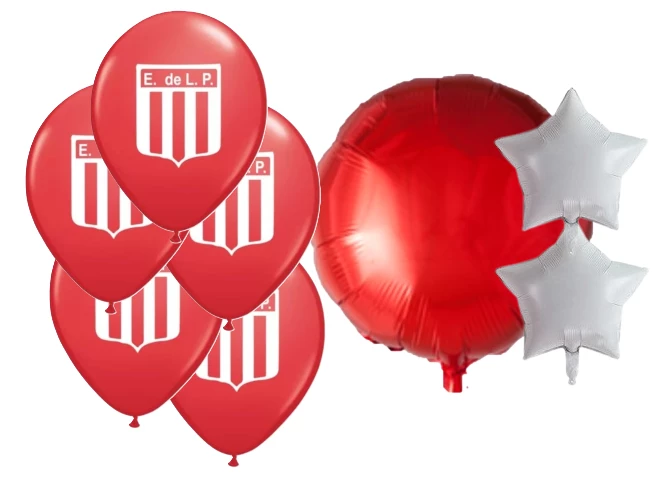 set globos (1 mylar 18", 2 mylar 10", 5 globos deco 12")