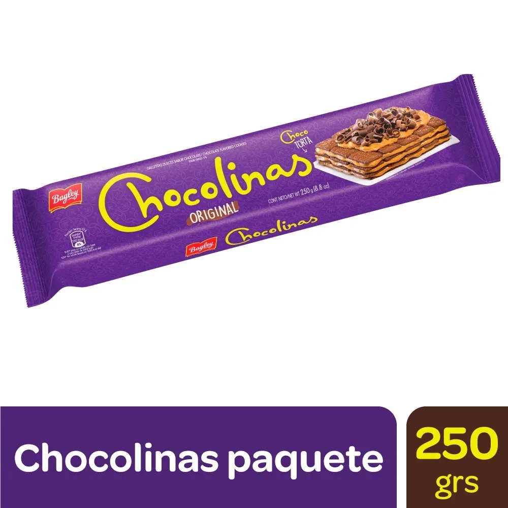 galletitas chocolinas x250g. (25) (gmax)