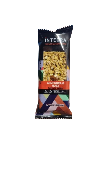 barra avena integra almendra y nuez x41g. (10/160) (gmax)