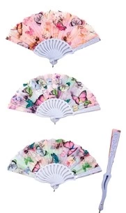 abanico estampa mariposas