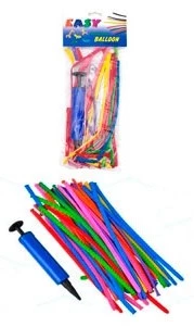 globos de globologia con inflador pack de 25 unidades