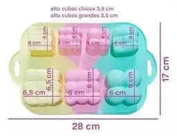 molde silicona cubos x7 (qt-ow) (pk-def)
