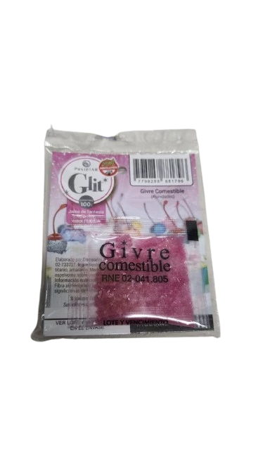 glit brillantina comestible x4u (pastelar) fucsia
