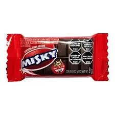 chocolatin misky negro x8g. (gmax)
