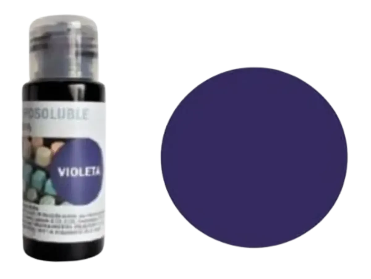 colorante liposoluble para chocolate violeta x2 dessert (calb)